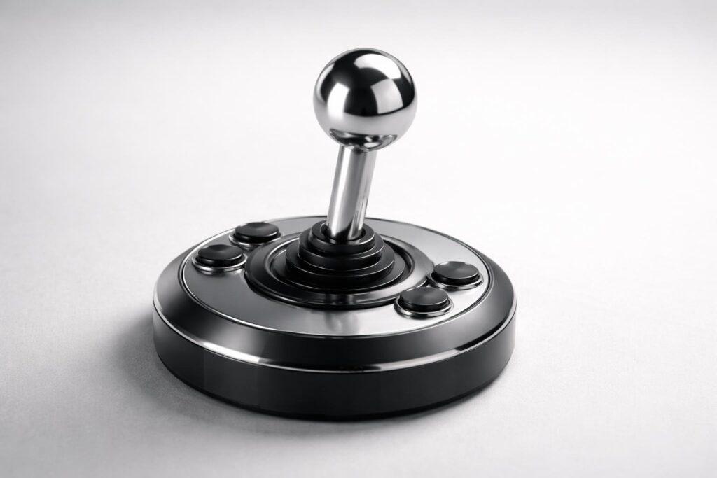 Objeto moderno e elegante começando com a letra J em fundo neutro.